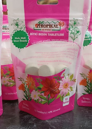 Renkli Bitki Besin Tabletleri - Görsel 3