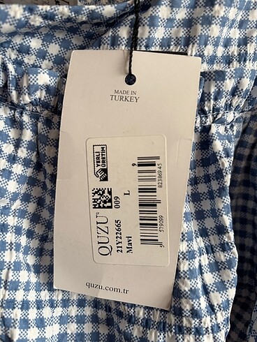 Quzu Mavi tek kolli ust