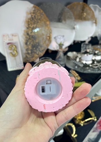 Pembe Gelin-Damat Figürlü Kar Küresi - Görsel 2