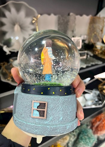 Renkli Kar Küresi Figürlü Dekoratif Süs - Görsel 2