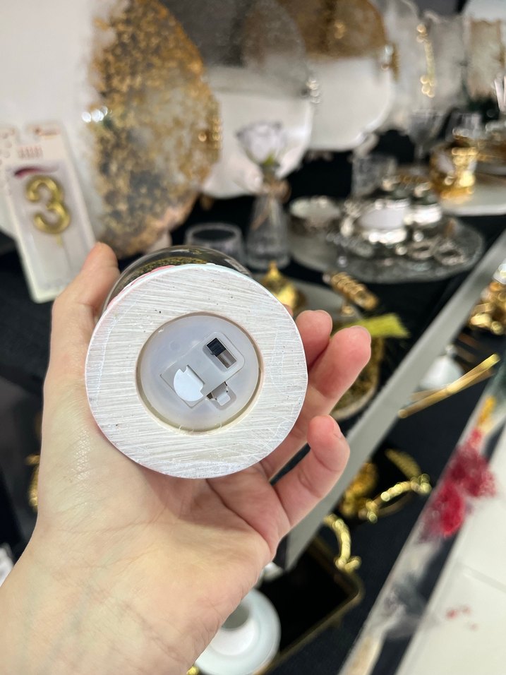 Renkli Tatlı Çift Kar Küresi Biblosu - Görsel 2