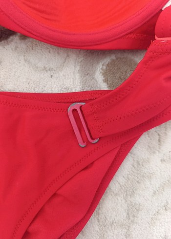 Kırmızı Strappy Kadın Bikini Takımı - Görsel 4