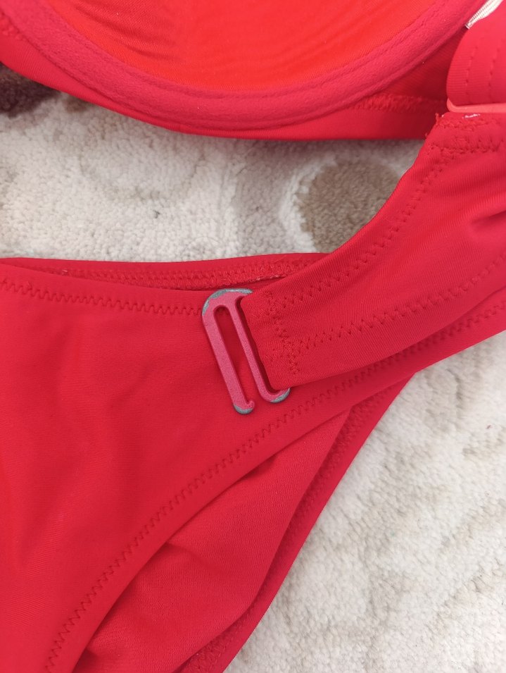 Kırmızı Strappy Kadın Bikini Takımı - Görsel 4