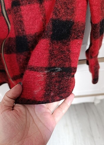 xl Beden kırmızı Renk Yün gömlek