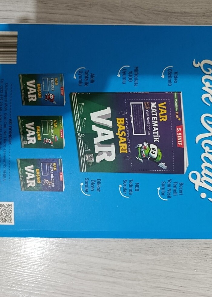 5.inci sınıf matematik test kitabı  - Görsel 3