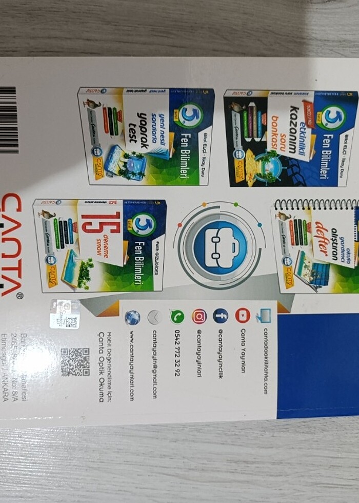 5.inci sınıf fen bilgisi test kitabı  - Görsel 4