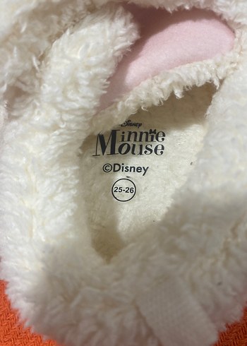 Kız Çocuk Pembe Minnie Mouse Ev Terliği - Görsel 2