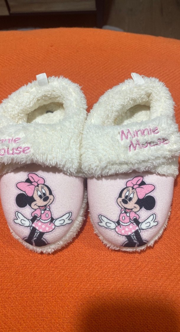 Kız Çocuk Pembe Minnie Mouse Ev Terliği - Görsel 5