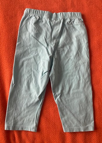 Kız Çocuk Turkuaz Pamuklu Tayt - Görsel 3