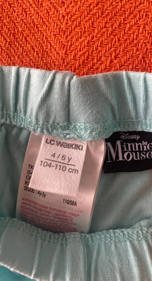 Kız Çocuk Turkuaz Pamuklu Tayt - Görsel 2