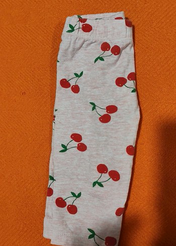 Kız Çocuk Renkli Baskılı Pamuklu Tayt - Görsel 4