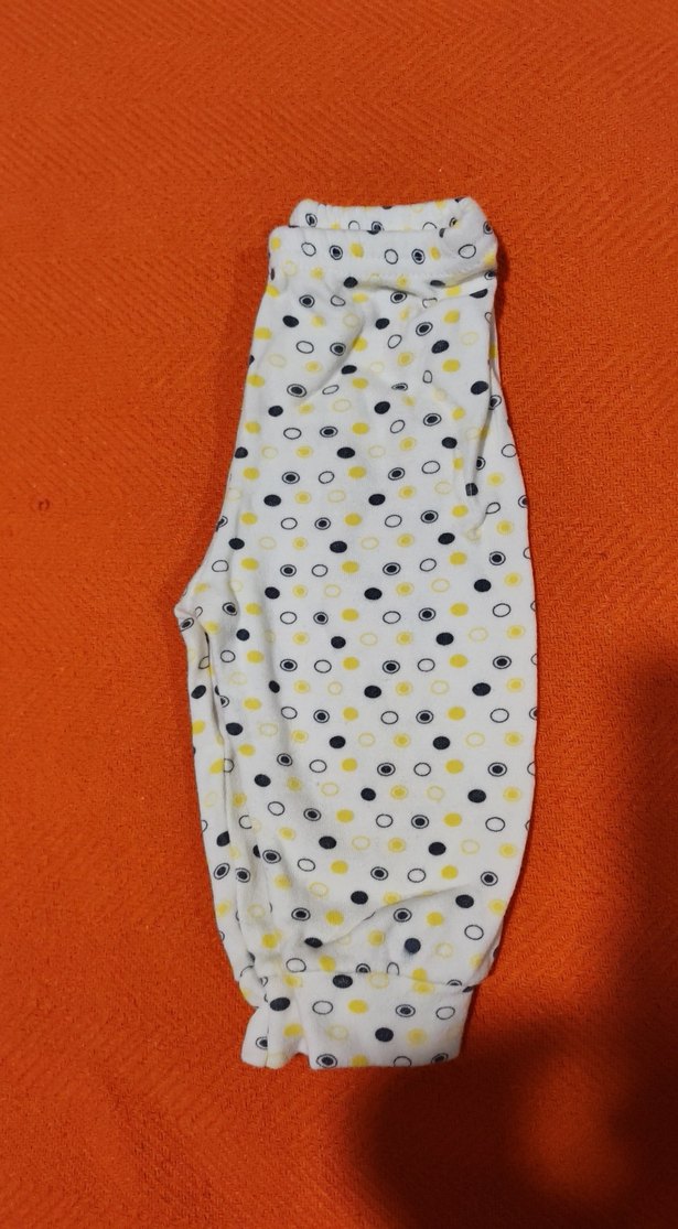 Kız Çocuk Renkli Baskılı Pamuklu Tayt - Görsel 3