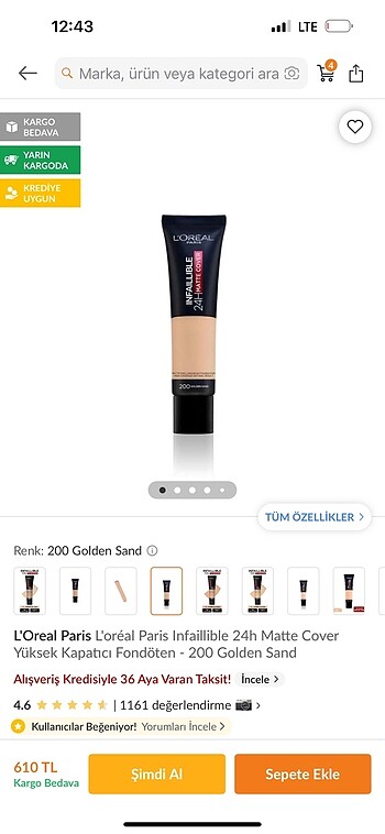 Loreal Paris Fondöten
