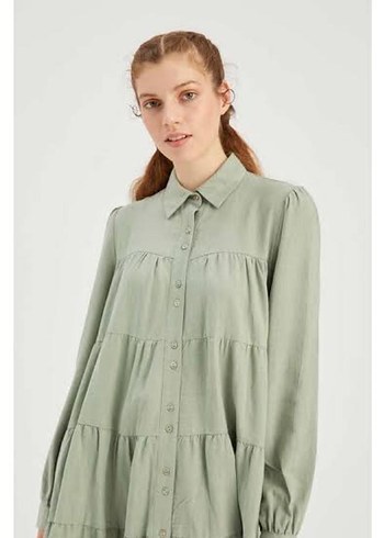 Manuka Düğmeli Keten Gömlek - Görsel 2