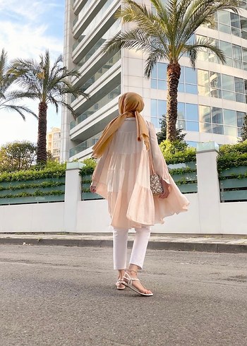 Özsarıcam somon gofre tunik - Görsel 2