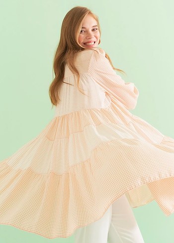 Özsarıcam somon gofre tunik - Görsel 3