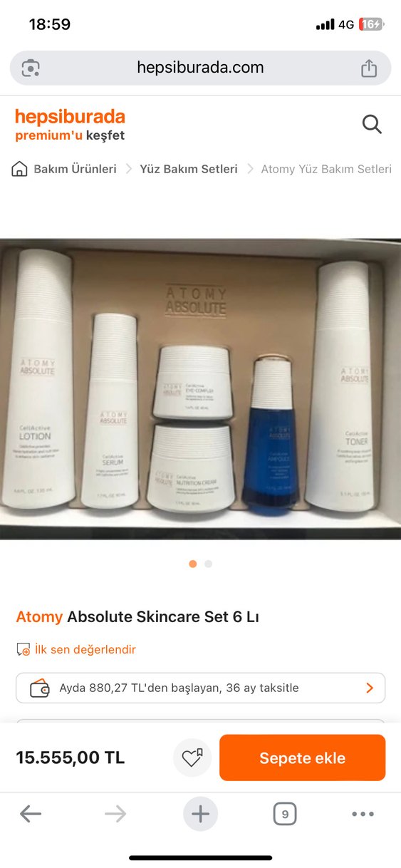 Atomy Absolute Cilt Bakım Seti tek üründe satılır - Görsel 4