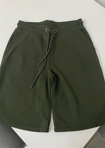 Kemerli Haki Midi Erkek Şort - Görsel 2