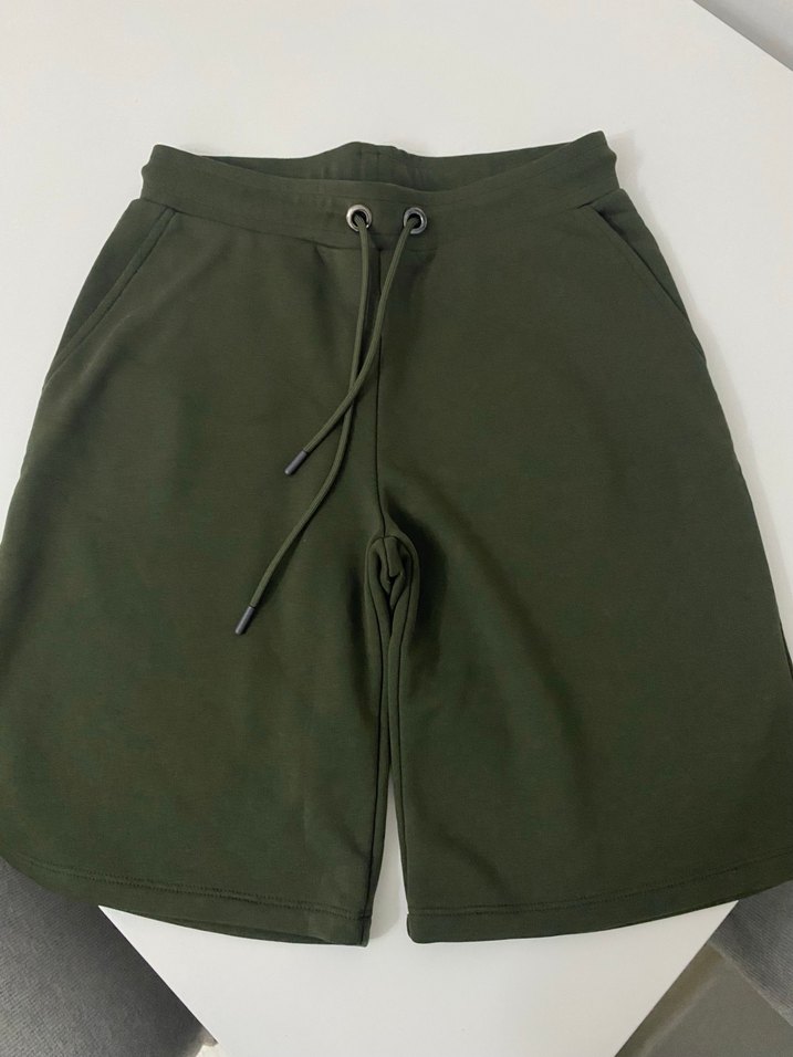 Kemerli Haki Midi Erkek Şort - Görsel 2