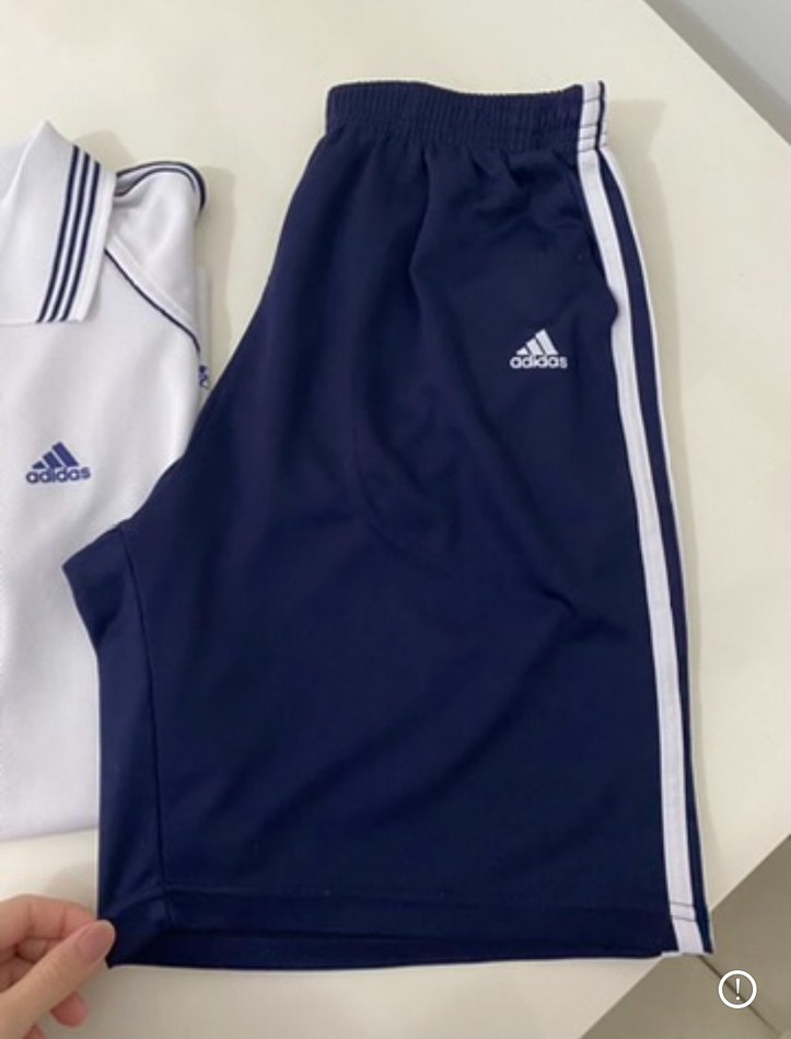 Erkek Çocuk Pamuklu Beyaz Polo Tshirt ve Siyah Şort - Görsel 2