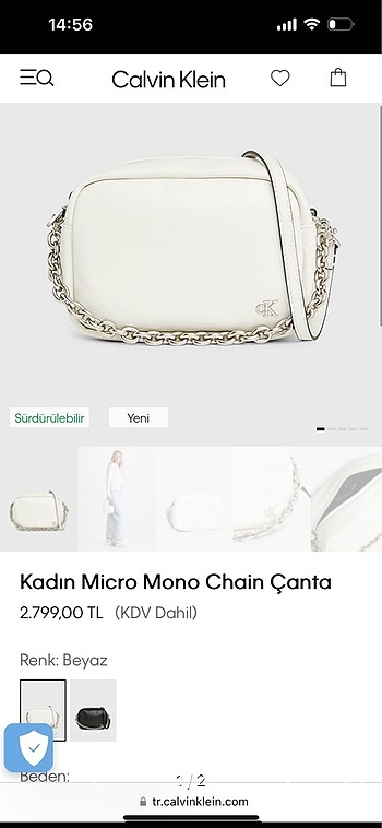 Calvin klein orjinal çanta