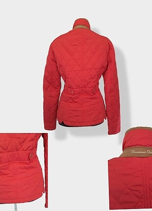 Massimo Dutti MASSIMO DUTTI /// Red Quilted Jacket