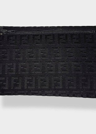  Beden siyah Renk FENDİ /// Epi Leather & Silk Wallet 