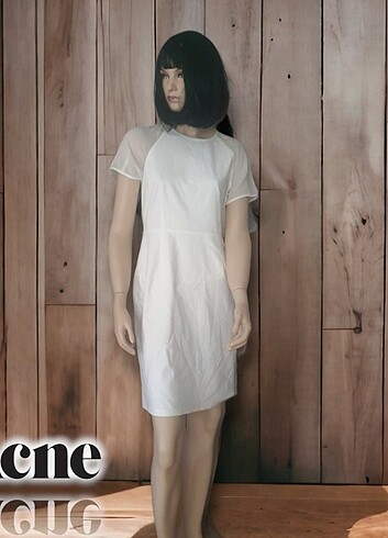 ACNE STUDİOS White Pencil Dress 