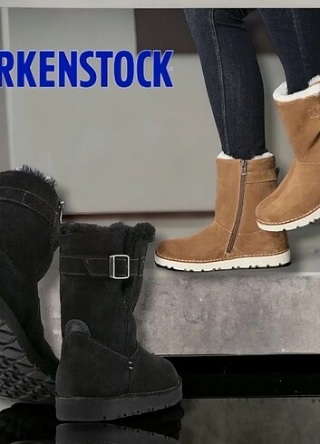 BİRKENSTOCK Westford Suede Leather Black Boots