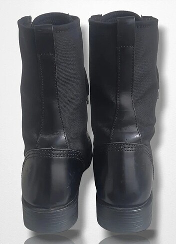 36 Beden OXS Black Leather Military Boots