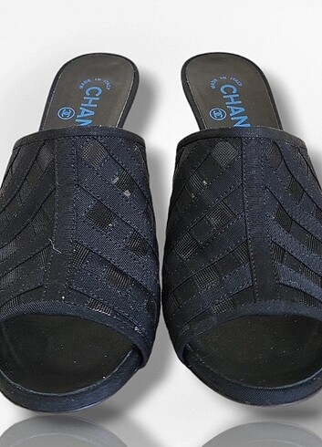 39 Beden CHANEL 2019 İnterlocking CC Logo Slides Sandals