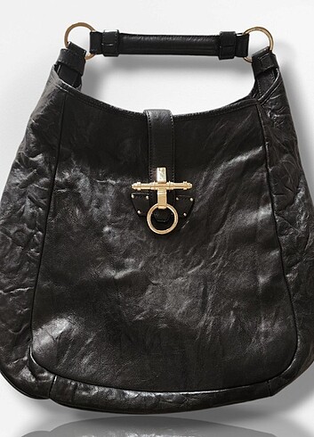 Beden siyah Renk GİVENCHY Obsedia Hobo Black Leather Bag