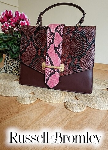 Russel & Bromley Phyton Leather Handbag