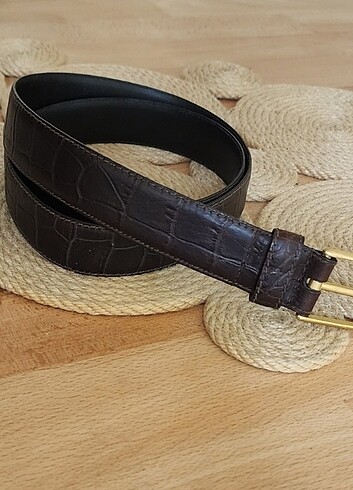 Beden kahverengi Renk BALLY Letaher Belt