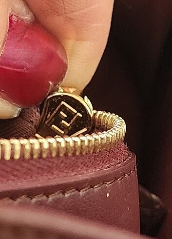 FENDİ Burgundy Wallet - Görsel 8