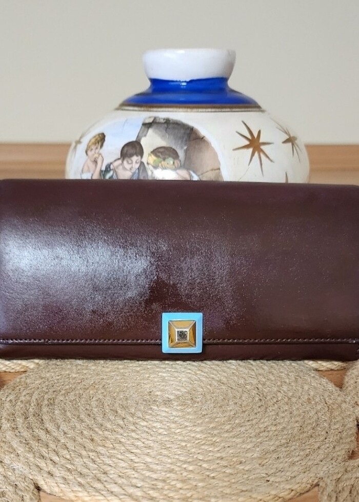 FENDİ Burgundy Wallet - Görsel 4