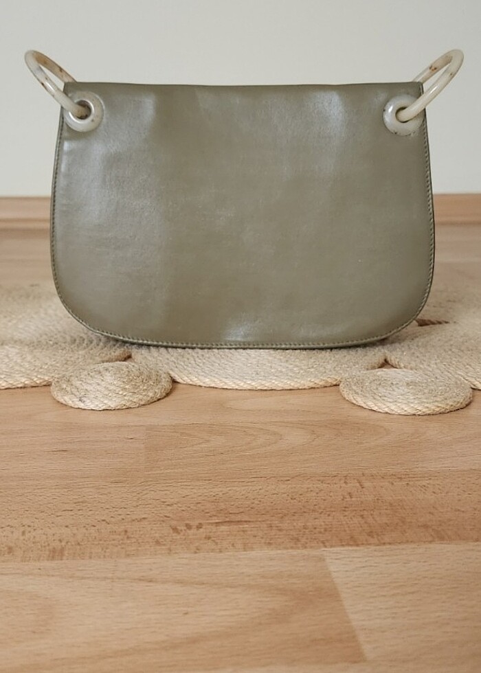 PRADA Leather Baguette Bag - Görsel 3