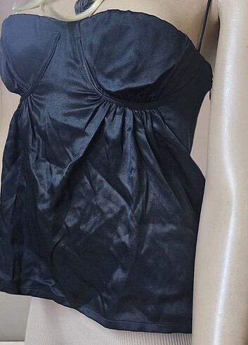 l Beden siyah Renk BOTTEGA VENETA İpek Bustier