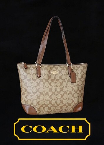 COACH Monogram Shoulder Bag