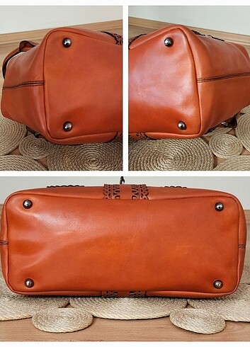 Beden turuncu Renk TOD'S Leather Handbag