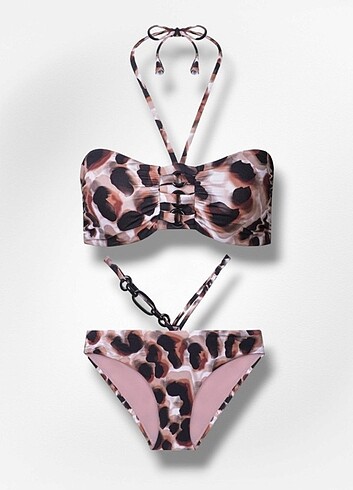 AYJE Leopar Desen Bikini - Görsel 5