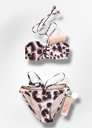 AYJE Leopar Desen Bikini - Görsel 6