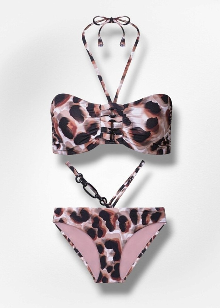AYJE Leopar Desen Bikini - Görsel 5