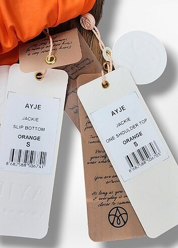AYJE JACKIE Orange Bikini Takımı - Görsel 8