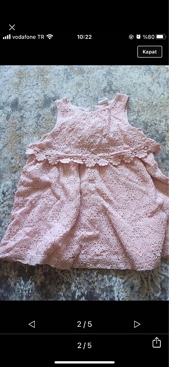 H&M Kız bebek elbise