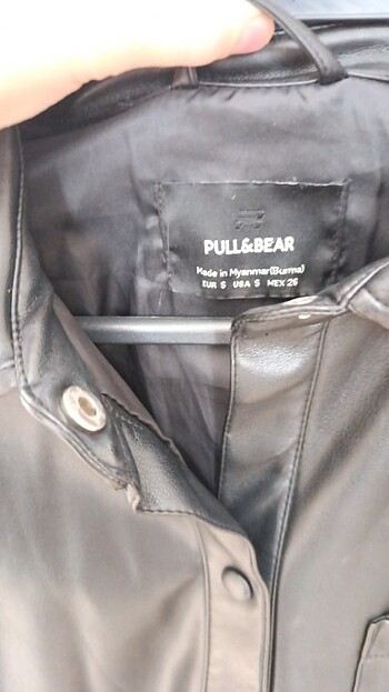 s Beden siyah Renk Pull bear deri ceket