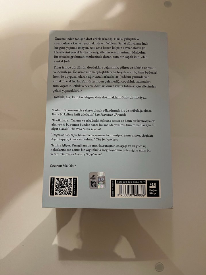 Değersiz Bir Hayat - Hanya Yanagihara - Görsel 2