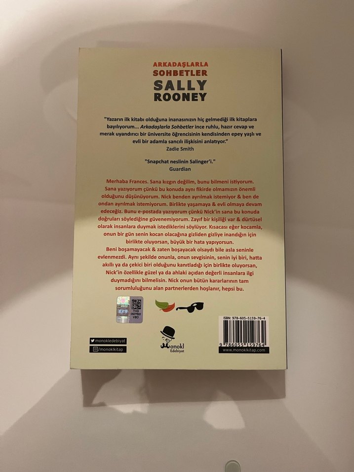 Arkadaşlarla Sohbetler - Sally Rooney - Görsel 2