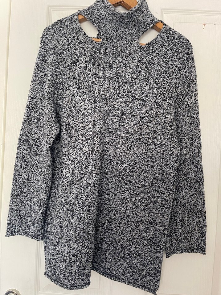 İhraç Pamuklu Uzun Kazak - Görsel 4