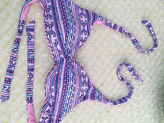 Penti Etnik Desenli Bikini